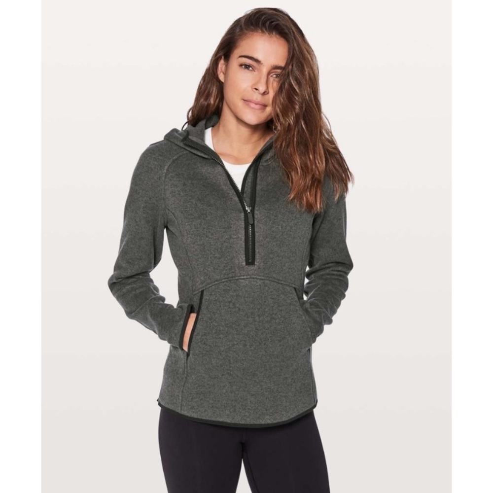 Lululemon Fleece & Thank You Pullover Jacket Size 6